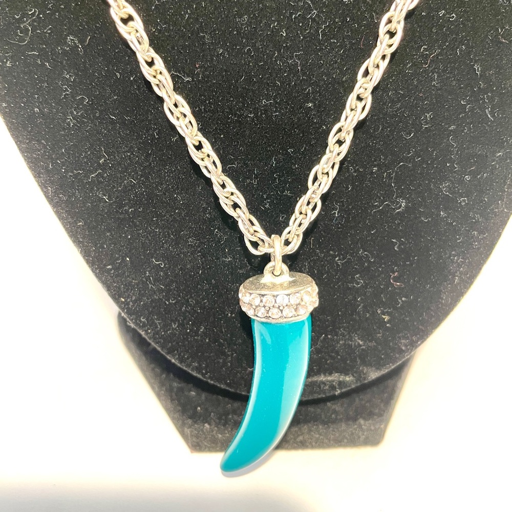 Horn necklace boho
